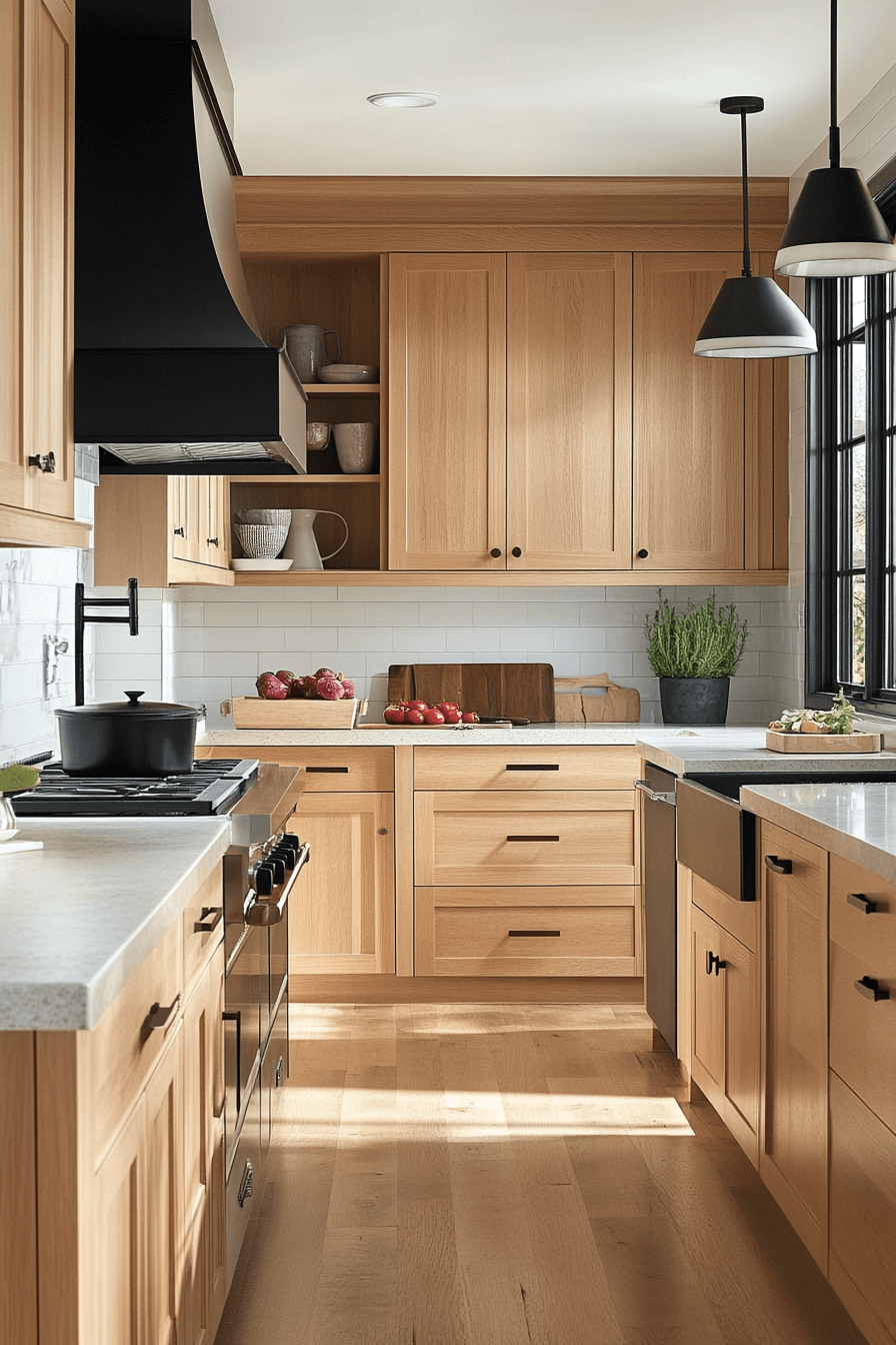 27+ Light Maple Kitchen Cabinets for a Fresh and Cheerful Kitchen Design 2 light maple kitchen cabinets