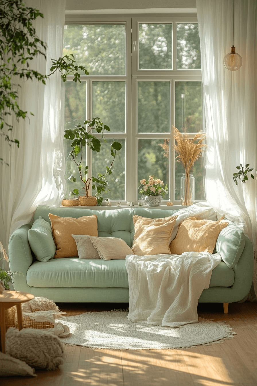 28+ Green Couch Living Room Ideas That Bring Nature’s Fresh Energy Inside 2 green couch living room ideas