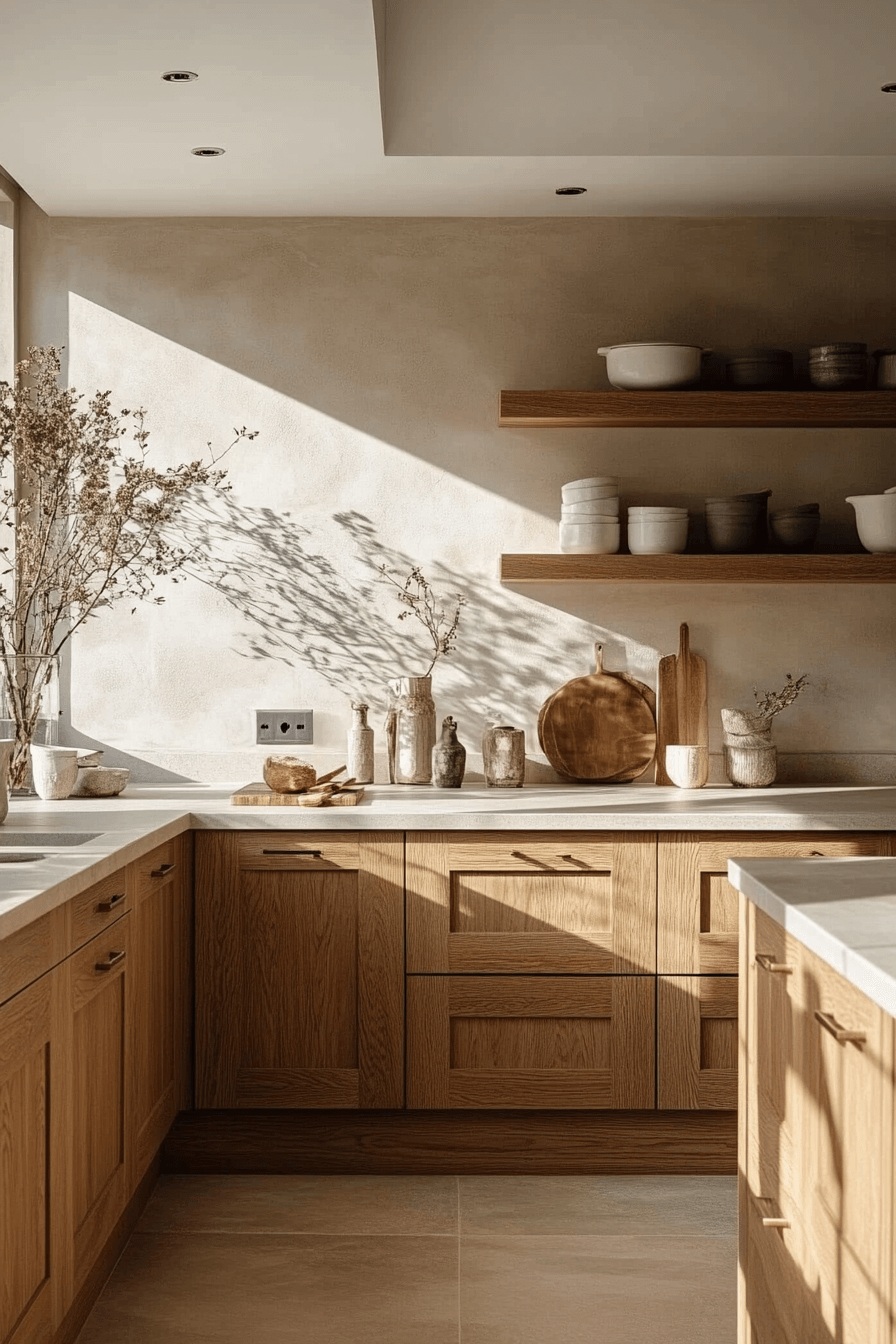 26+ Light Oak Kitchen Cabinets for a Bright and Refreshing Kitchen Design 2 light oak kitchen cabinets