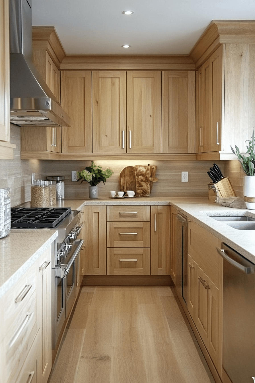 27+ Light Maple Kitchen Cabinets for a Fresh and Cheerful Kitchen Design 20 light maple kitchen cabinets