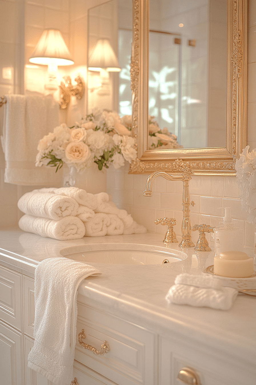 25+ Granny Chic Bathroom Inspiration That Turns Simplicity Into Beauty 20 granny chic bathroom