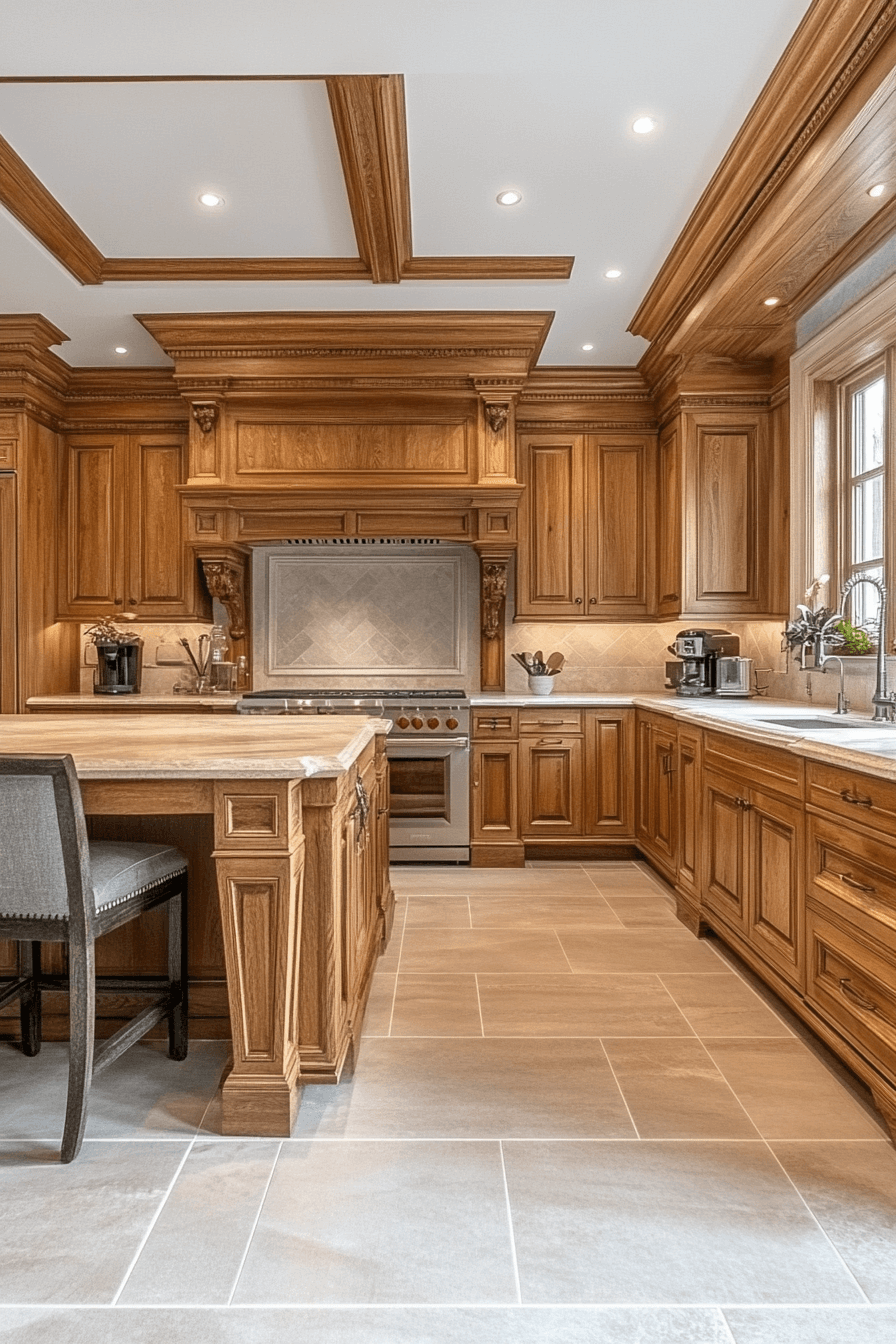 27+ Golden Oak Kitchen Cabinets That Transform Simple Kitchens Into Retreats 20 golden oak kitchen cabinets