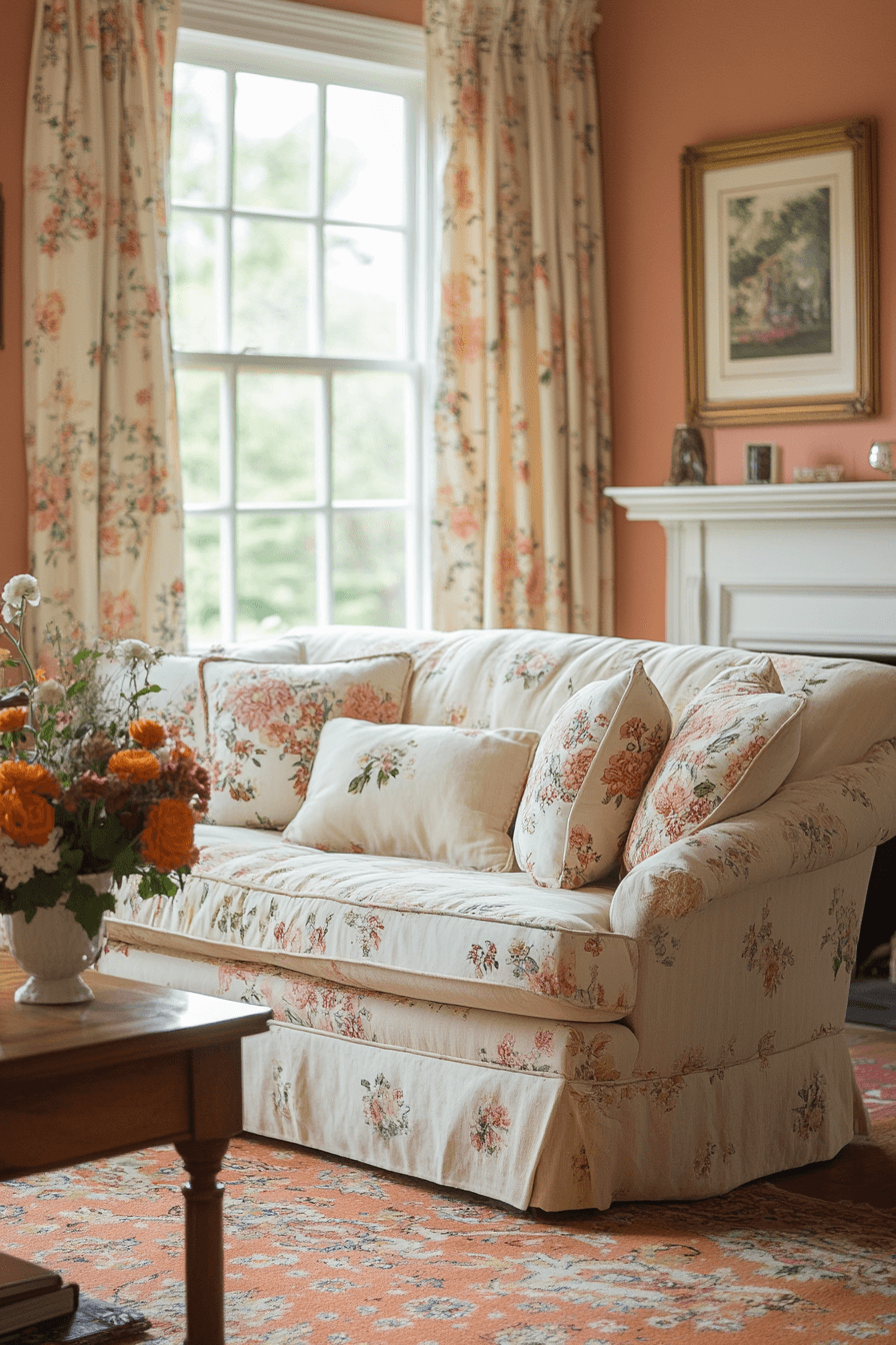 27+ Granny Chic Living Room Looks for a Bright and Cheerful Atmosphere 21 granny chic living room