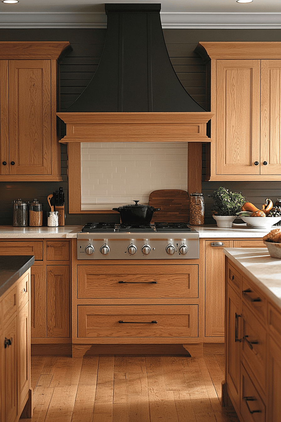 27+ Natural Oak Kitchen Cabinets That Turn Ordinary Rooms Into Retreats 21 natural oak kitchen cabinets