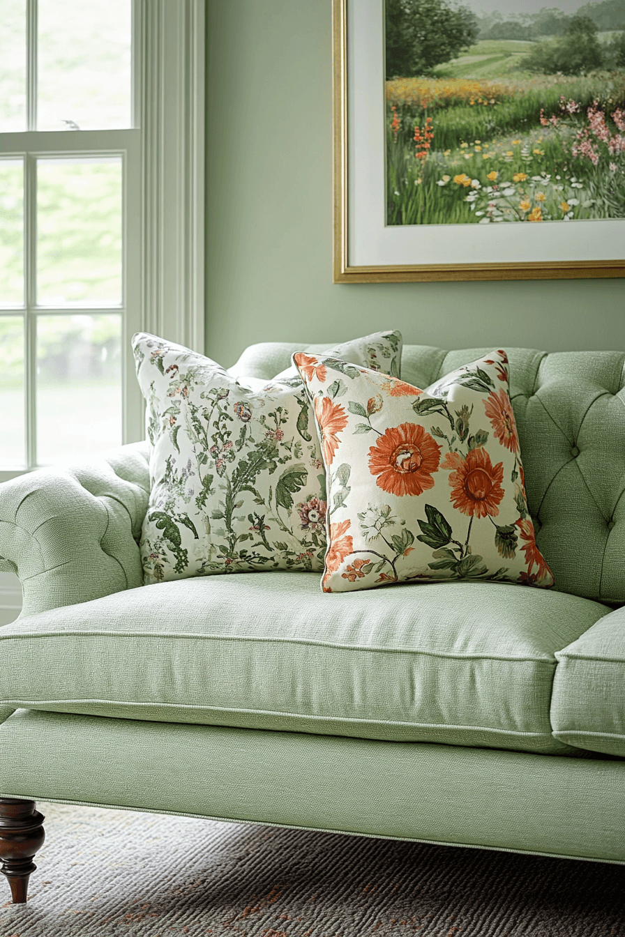 28+ Green Couch Living Room Ideas That Bring Nature’s Fresh Energy Inside 21 green couch living room ideas