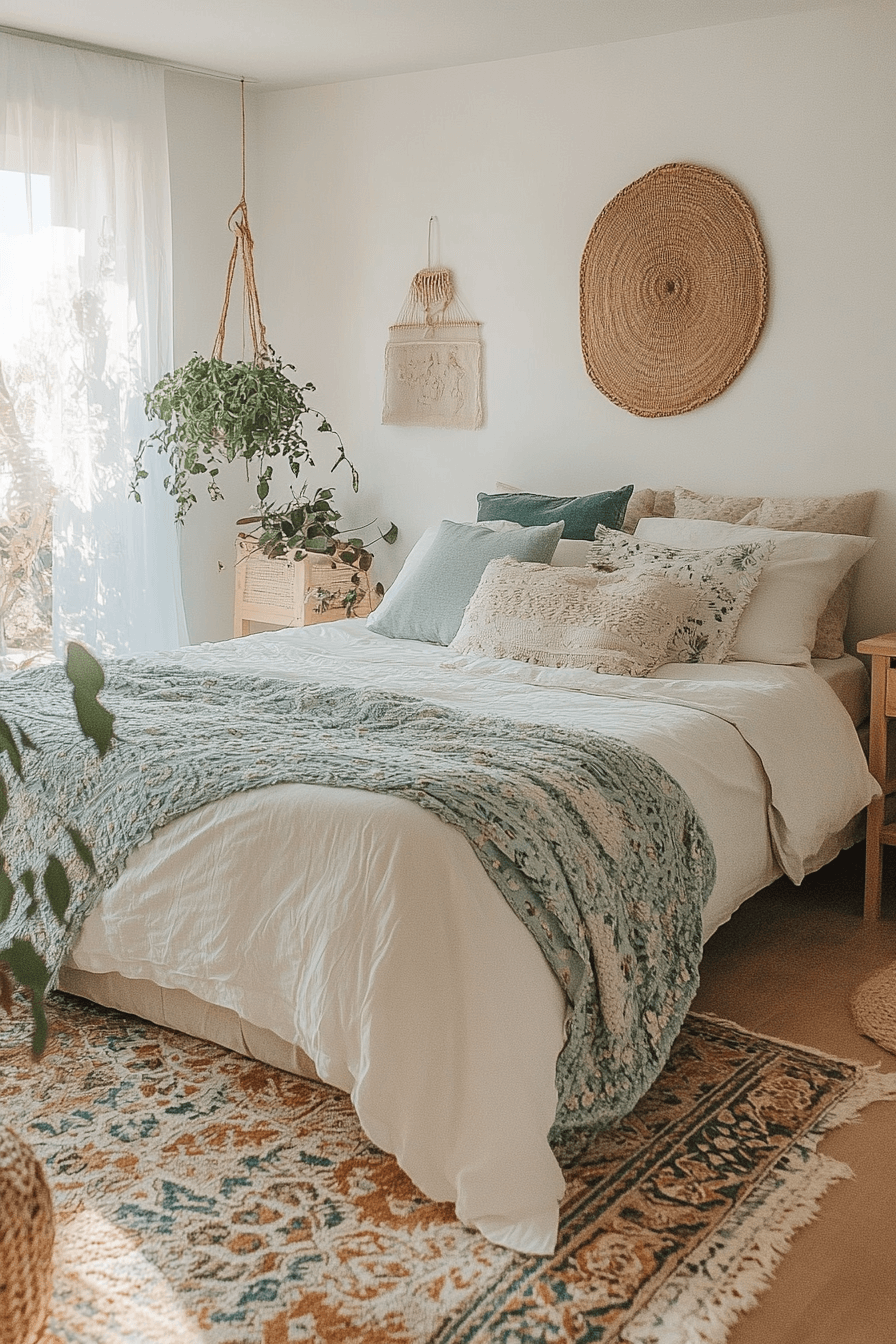 28+ Chambre Boho Chic Looks to Create a Bright and Cheerful Atmosphere 21 chambre boho chic