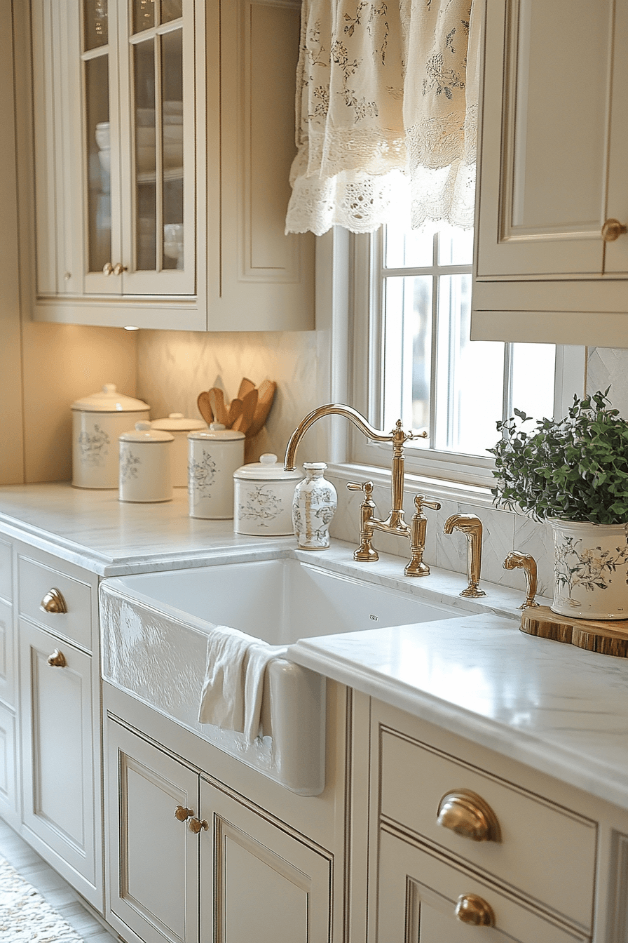 25+ Granny Chic Kitchen Designs That Add Heart Without the High Cost 21 granny chic kitchen