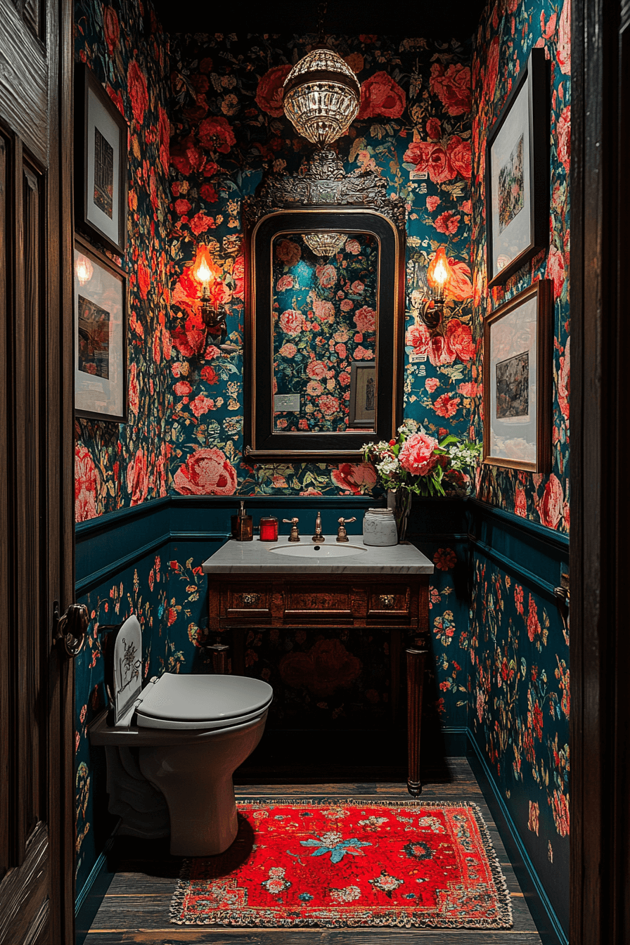 25+ Granny Chic Bathroom Inspiration That Turns Simplicity Into Beauty 22 granny chic bathroom