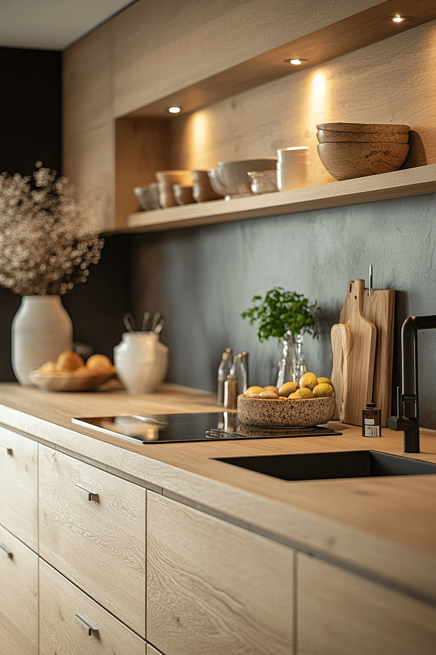 26+ Pale Oak Kitchen Cabinets for a Kitchen That Feels Naturally Inviting 22 pale oak kitchen cabinets
