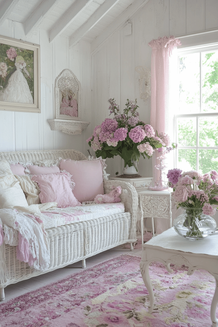26+ Romantic Shabby Chic Looks That Radiate Comfort and Whimsy 22 romantic shabby chic