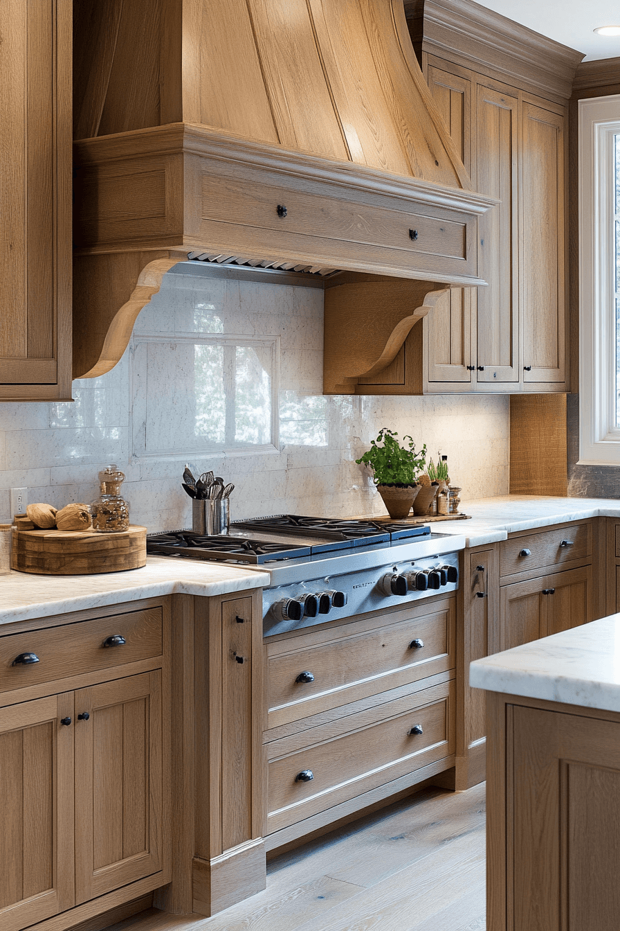 25+ Warm Wood Kitchen Cabinets That Inspire Comfort in Every Corner 22 warm wood kitchen cabinets