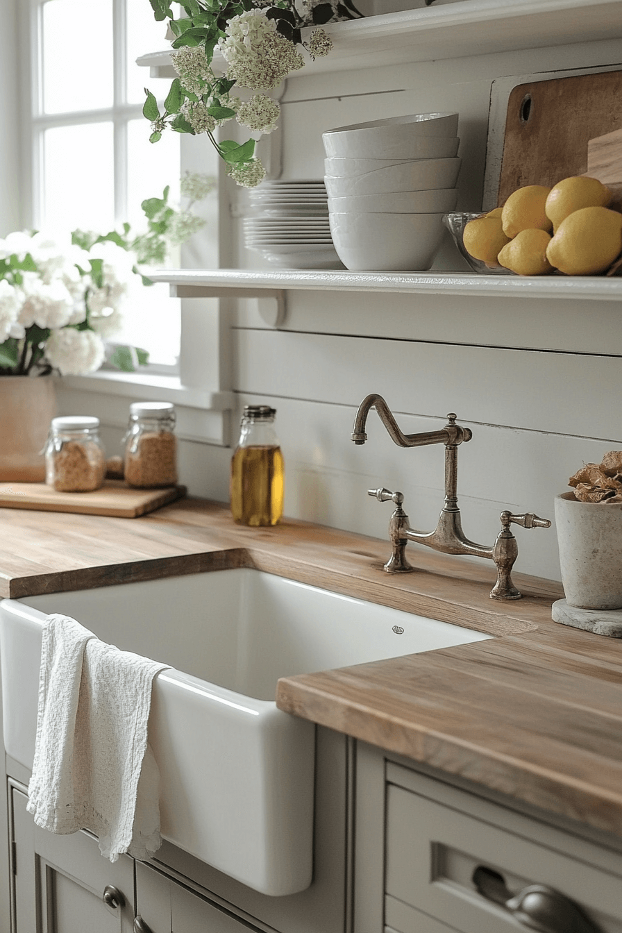 25+ Granny Chic Kitchen Designs That Add Heart Without the High Cost 23 granny chic kitchen