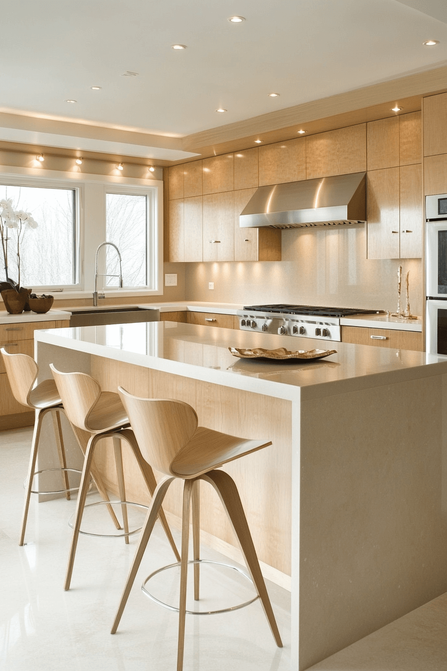 27+ Light Maple Kitchen Cabinets for a Fresh and Cheerful Kitchen Design 23 light maple kitchen cabinets