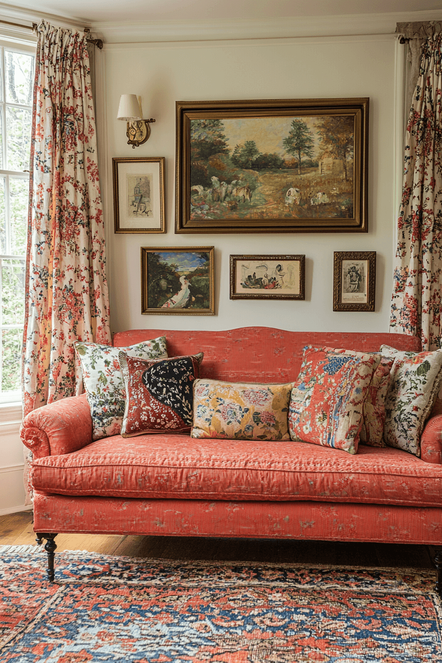 27+ Granny Chic Living Room Looks for a Bright and Cheerful Atmosphere 23 granny chic living room