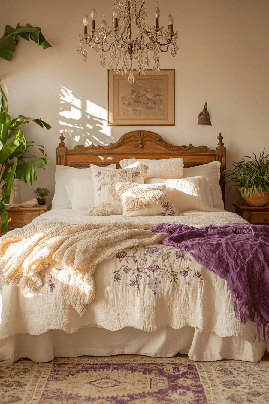 28+ Chambre Boho Chic Looks to Create a Bright and Cheerful Atmosphere 24 chambre boho chic