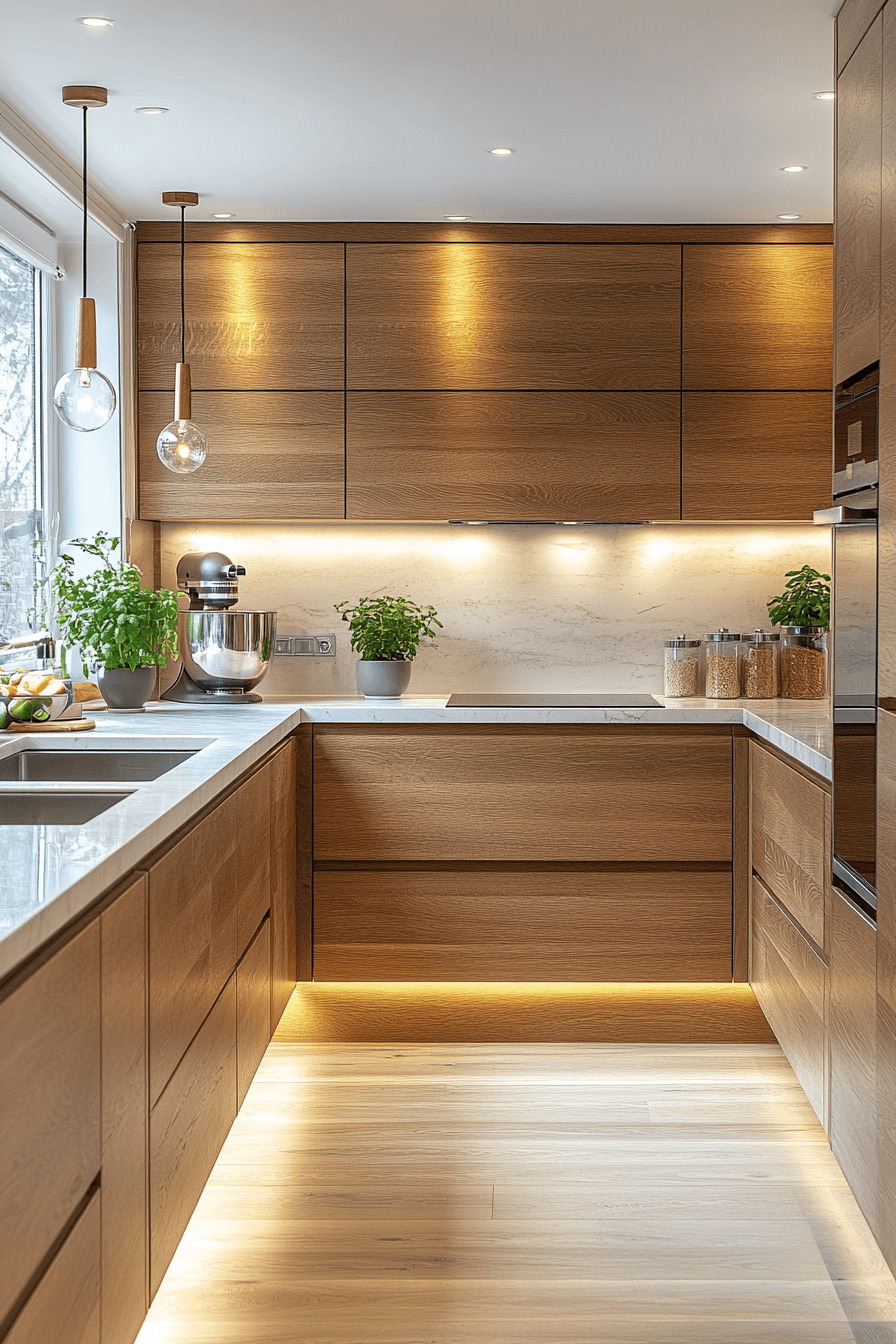 26+ Light Oak Kitchen Cabinets for a Bright and Refreshing Kitchen Design 24 light oak kitchen cabinets