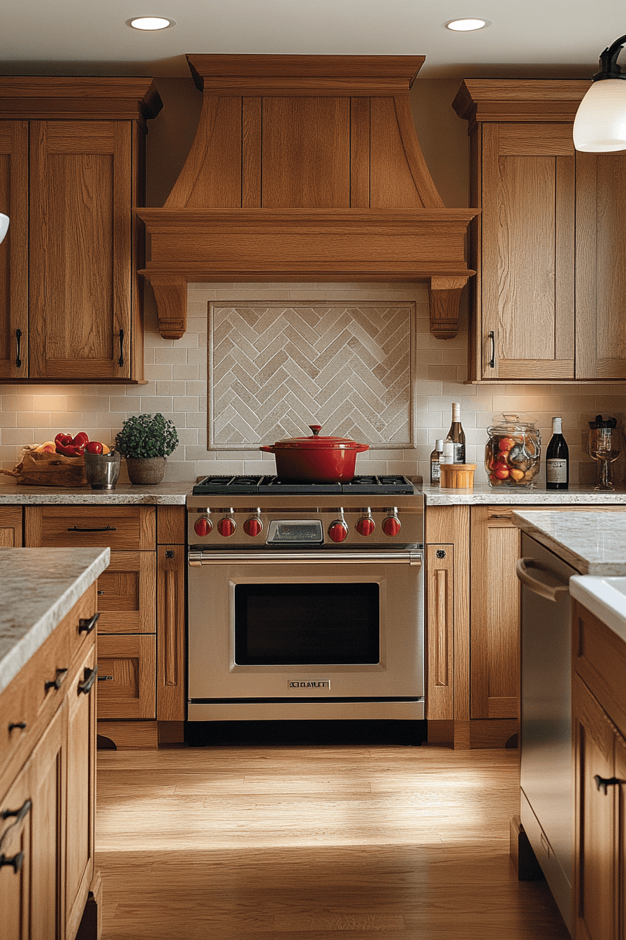 27+ Natural Oak Kitchen Cabinets That Turn Ordinary Rooms Into Retreats 24 natural oak kitchen cabinets