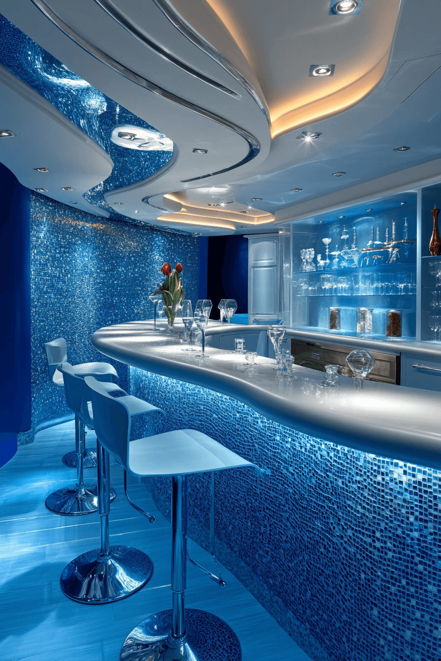 28+ Blue and White Kitchen Cabinets for a Fresh Coastal-Inspired Look 25 blue and white kitchen cabinets