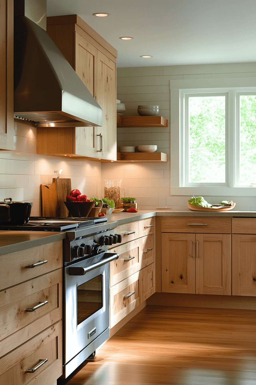 27+ Light Maple Kitchen Cabinets for a Fresh and Cheerful Kitchen Design 25 light maple kitchen cabinets