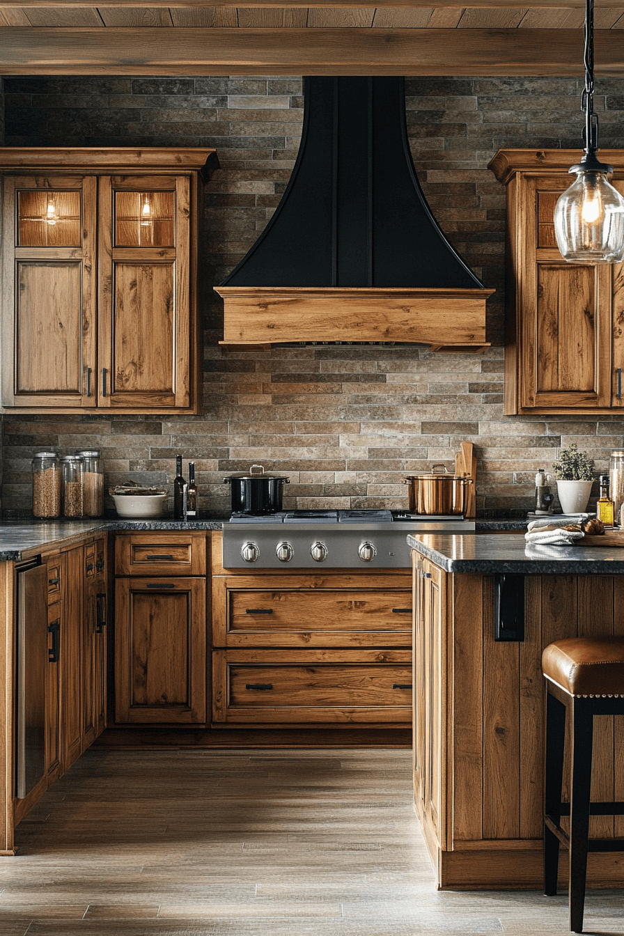 27+ Golden Oak Kitchen Cabinets That Transform Simple Kitchens Into Retreats 26 golden oak kitchen cabinets