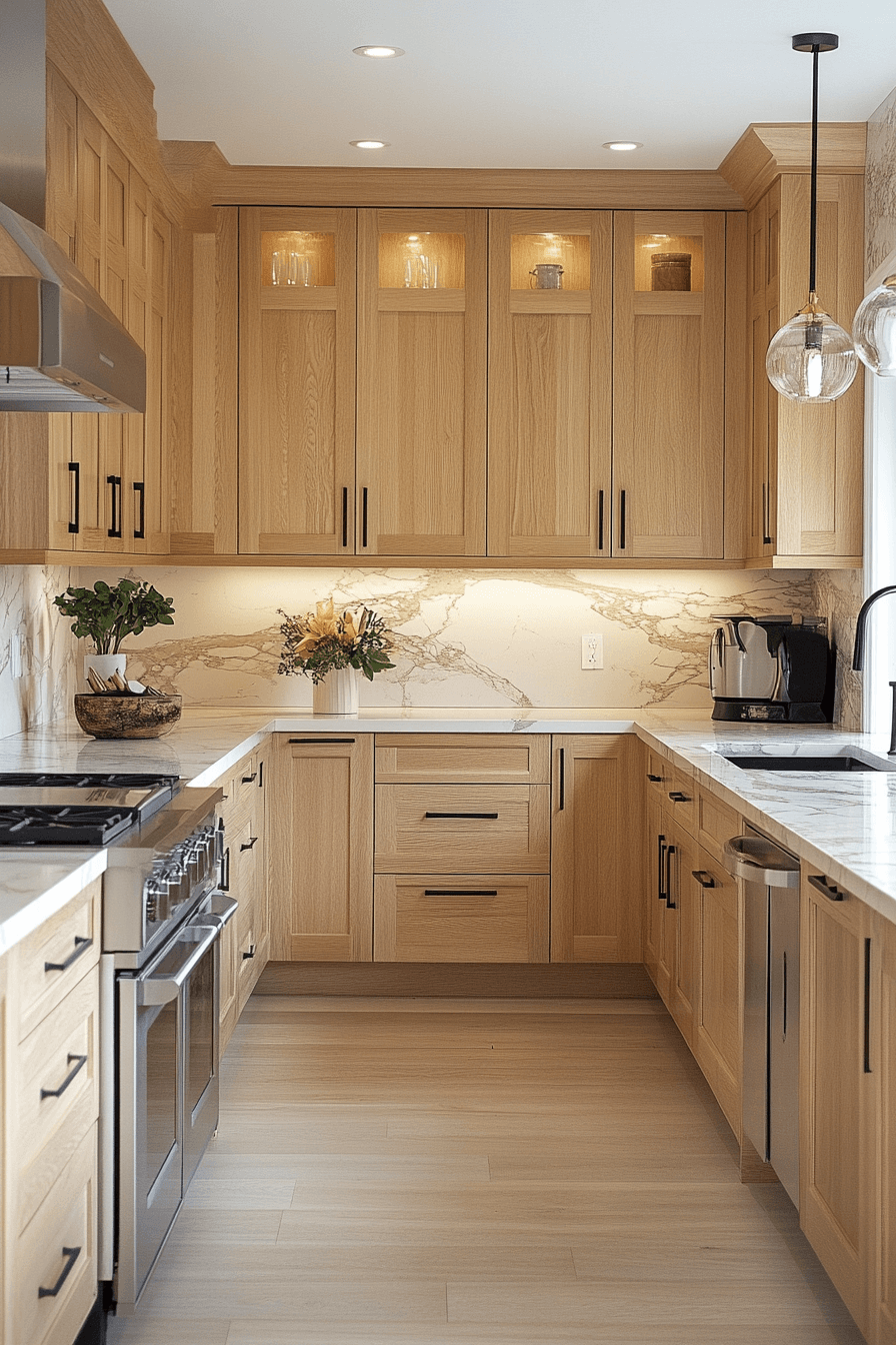 27+ Light Maple Kitchen Cabinets for a Fresh and Cheerful Kitchen Design 26 light maple kitchen cabinets