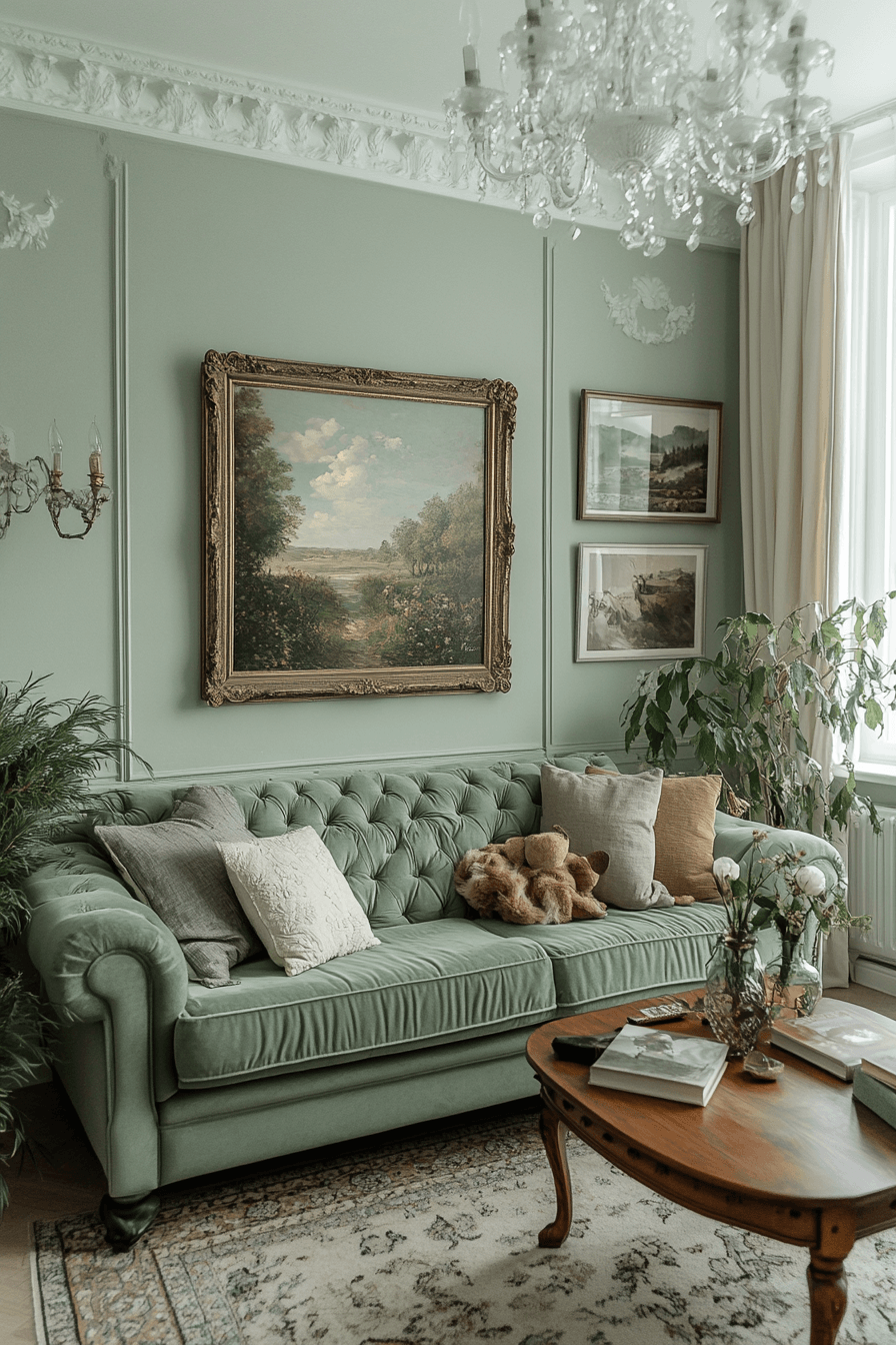 28+ Green Couch Living Room Ideas That Bring Nature’s Fresh Energy Inside 26 green couch living room ideas