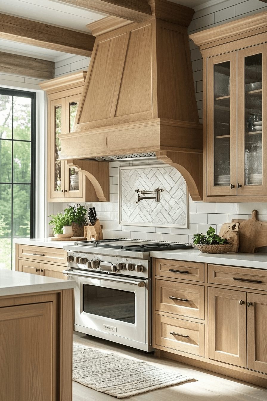 26+ Light Oak Kitchen Cabinets for a Bright and Refreshing Kitchen Design 26 light oak kitchen cabinets