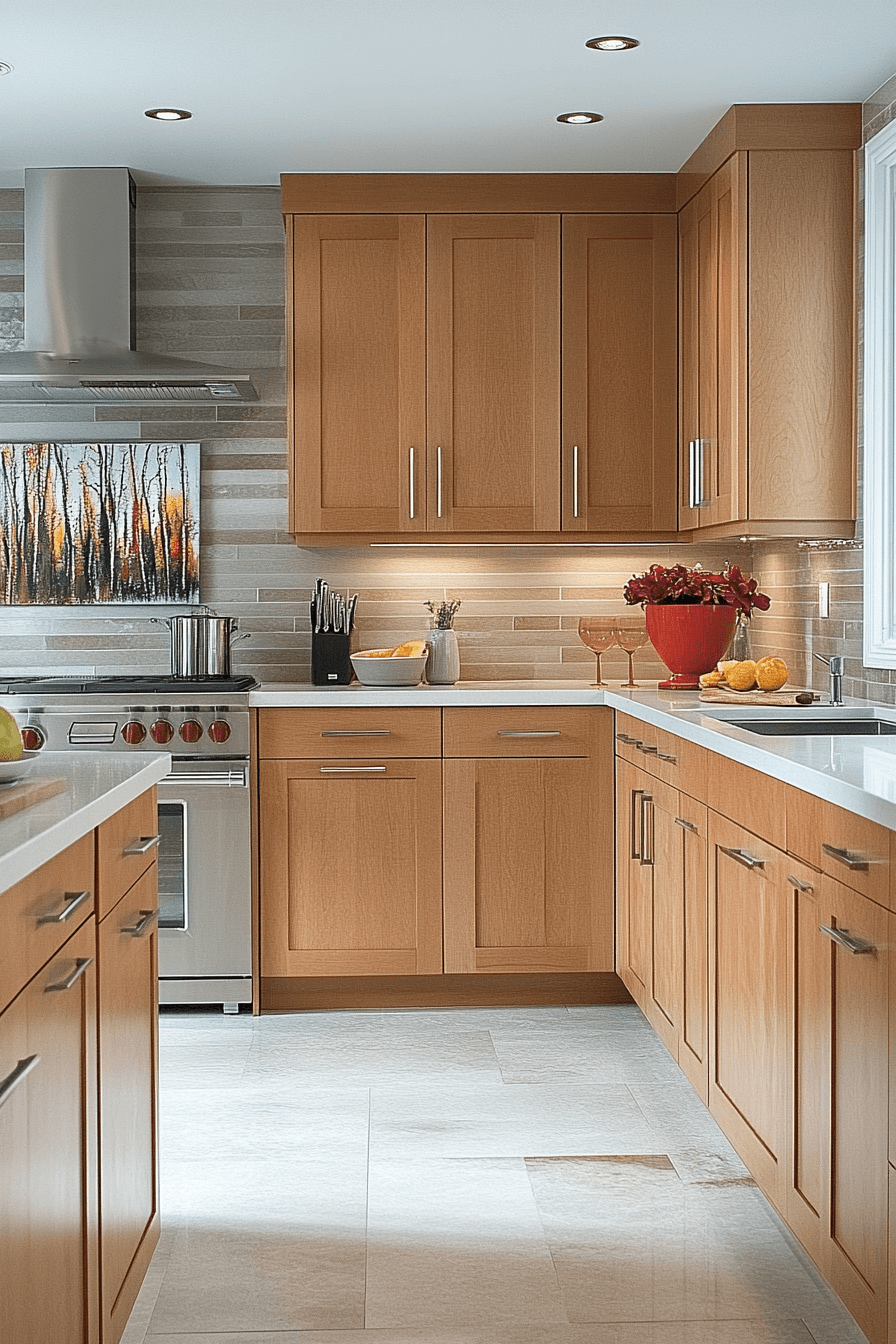 27+ Light Maple Kitchen Cabinets for a Fresh and Cheerful Kitchen Design 27 light maple kitchen cabinets