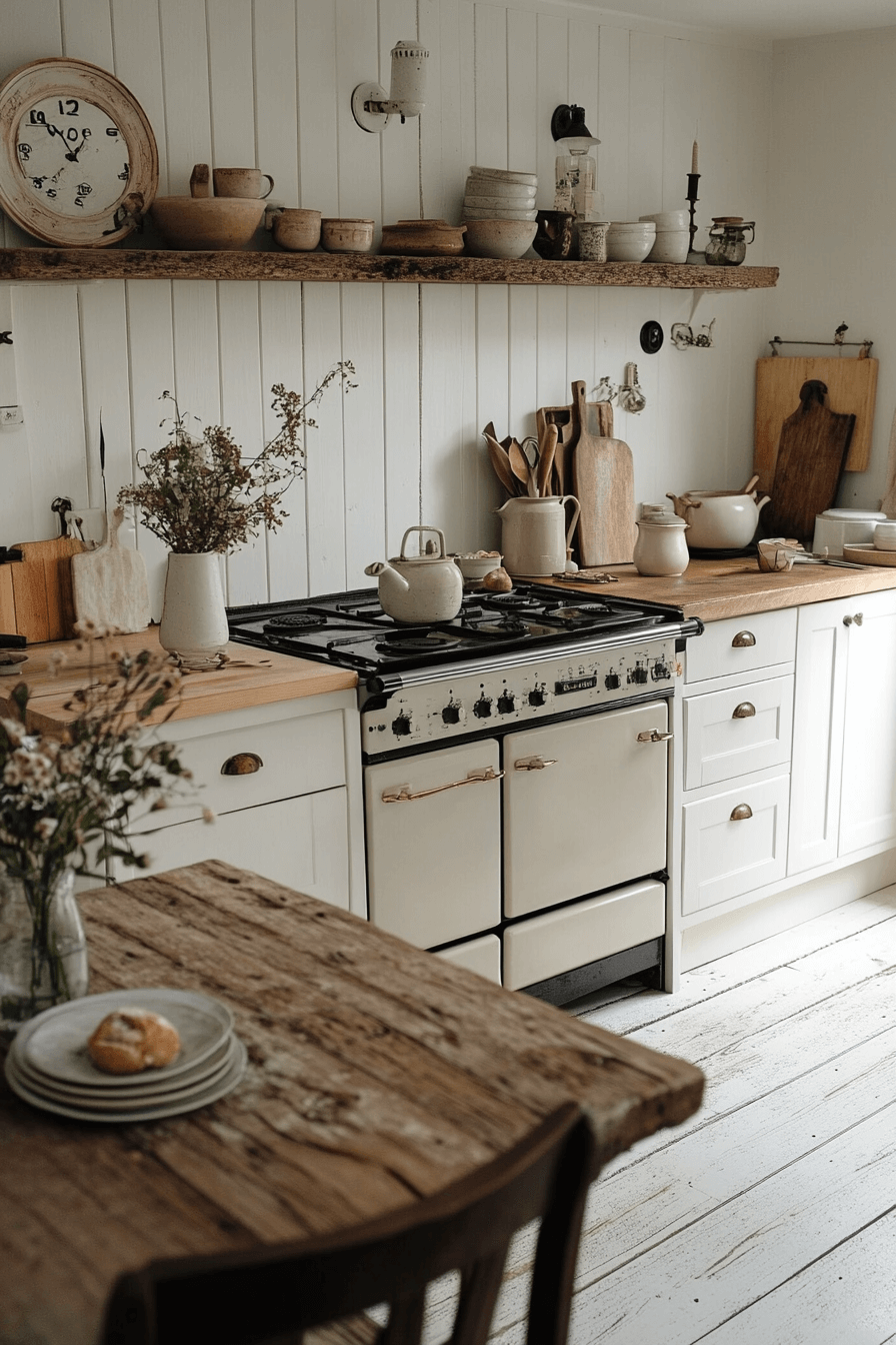 25+ Granny Chic Kitchen Designs That Add Heart Without the High Cost 27 granny chic kitchen