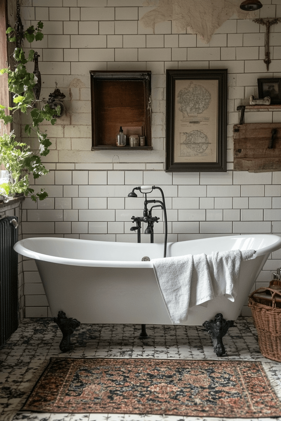 25+ Granny Chic Bathroom Inspiration That Turns Simplicity Into Beauty 27 granny chic bathroom