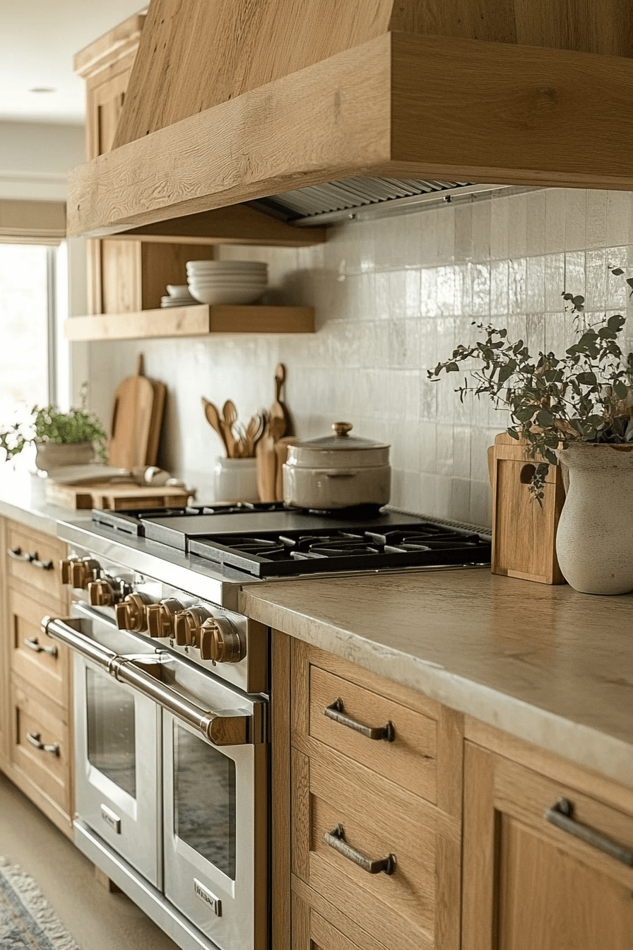26+ Pale Oak Kitchen Cabinets for a Kitchen That Feels Naturally Inviting 27 pale oak kitchen cabinets