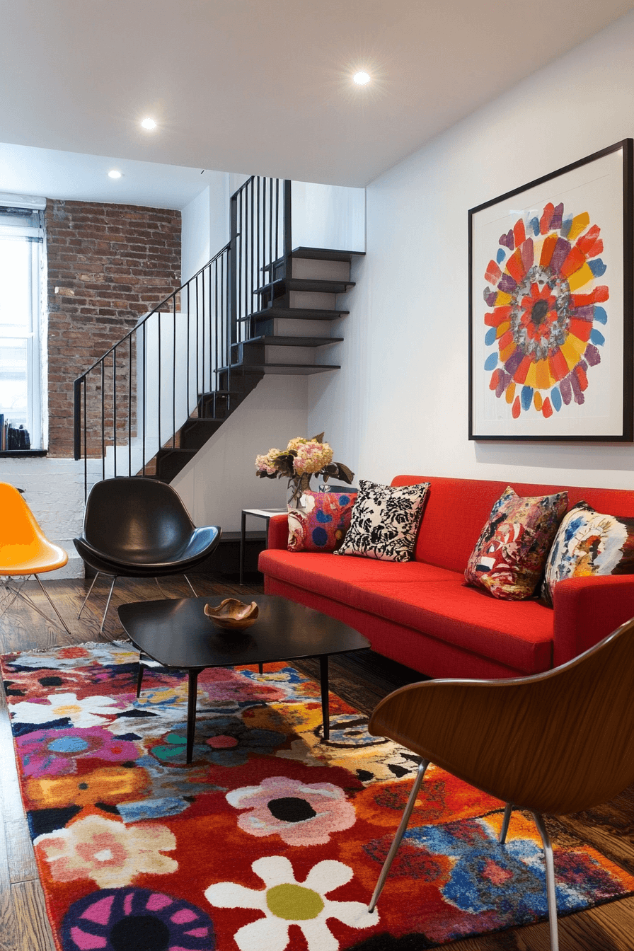 27+ Red Couch Living Room Designs That Spark Joy and Vibrance Instantly 27 red couch living room