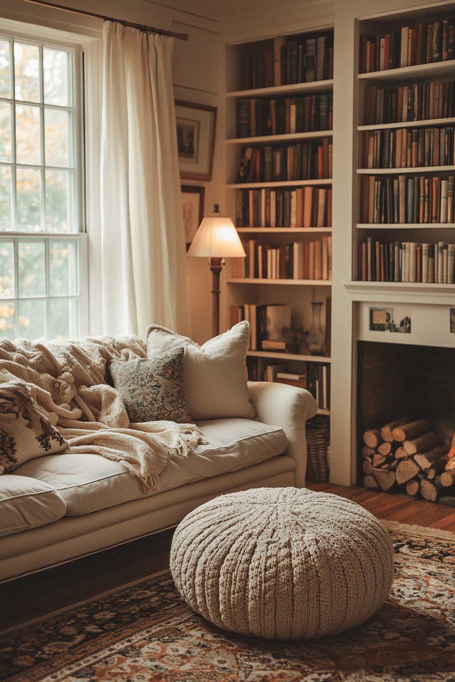 27+ Granny Chic Living Room Looks for a Bright and Cheerful Atmosphere 28 granny chic living room