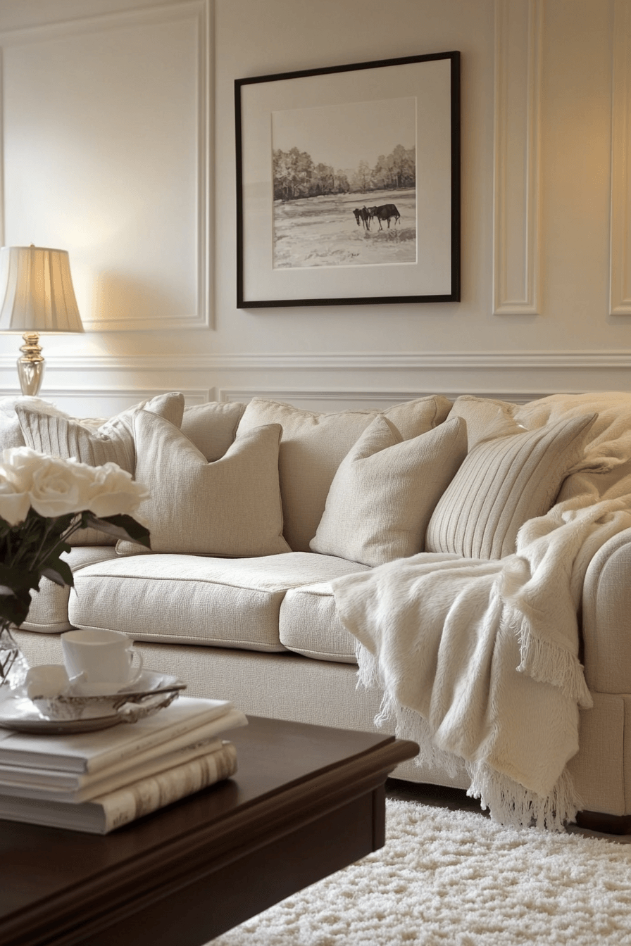 25+ Beige Couch Living Room Designs for a Bright and Airy Home Vibe 28 beige couch living room