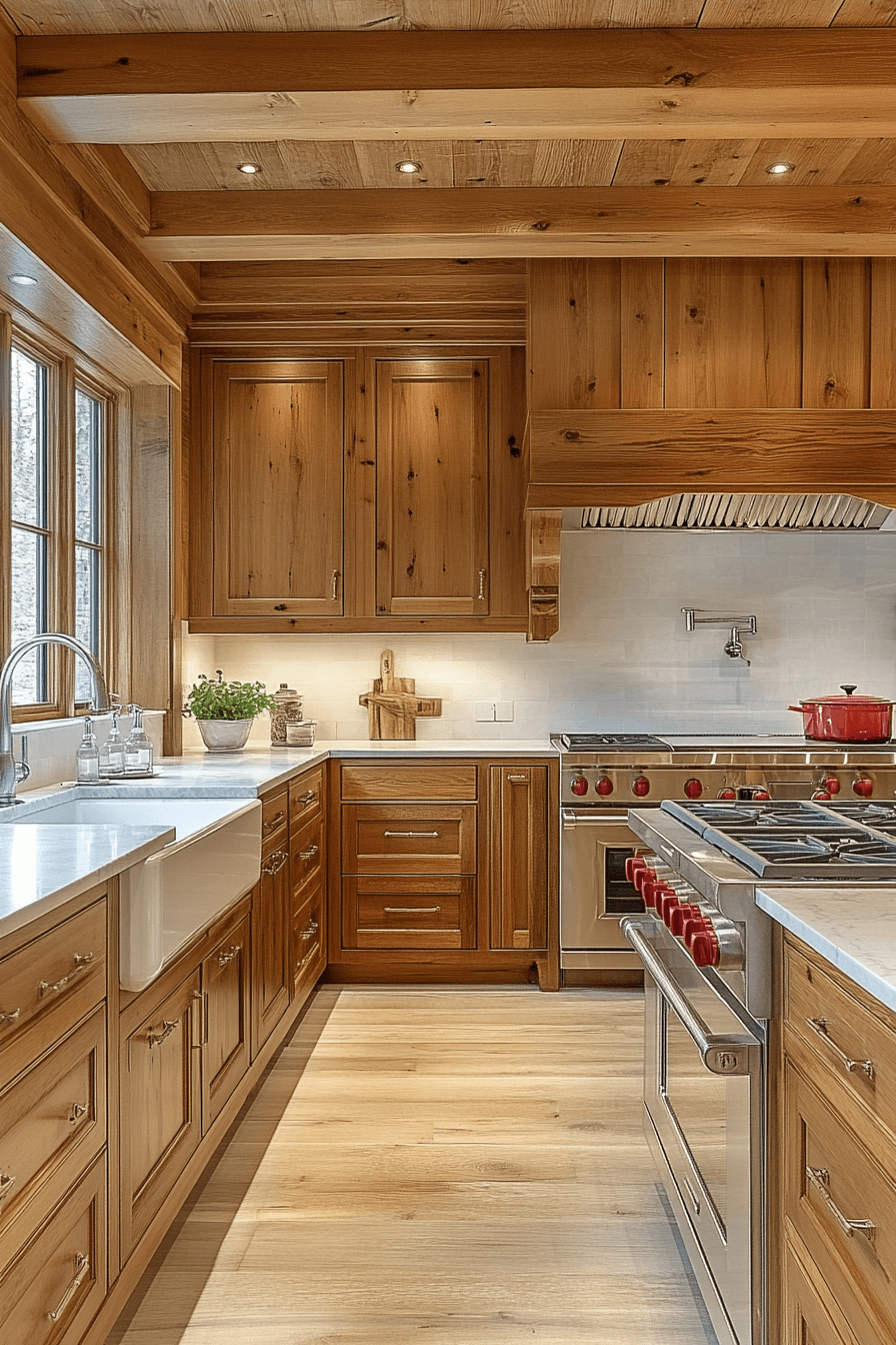 25+ Warm Wood Kitchen Cabinets That Inspire Comfort in Every Corner 28 warm wood kitchen cabinets