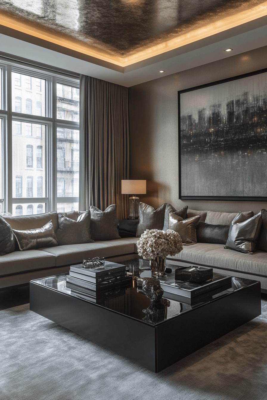 25+ Chic Living Room Looks to Create a Cozy Yet Modern Vibe 28 chic living room