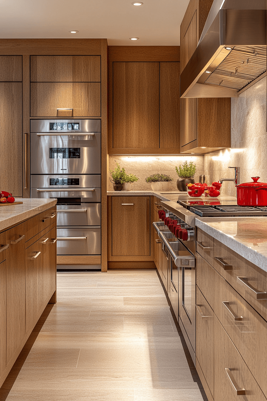 26+ Light Oak Kitchen Cabinets for a Bright and Refreshing Kitchen Design 29 light oak kitchen cabinets