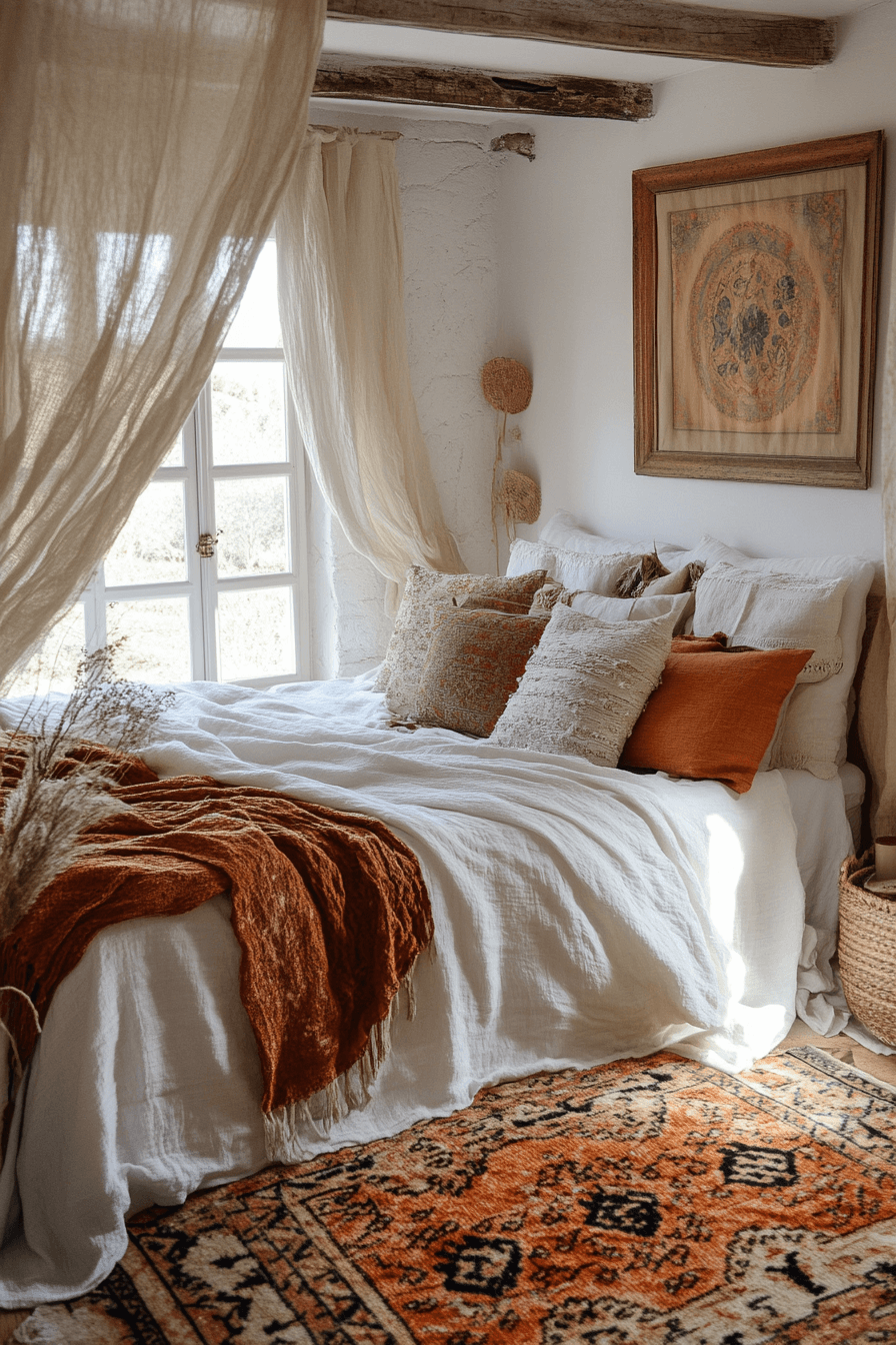 26+ Boho Chic Bedroom Looks That Balance Relaxation and Bold Style 3 boho chic bedroom