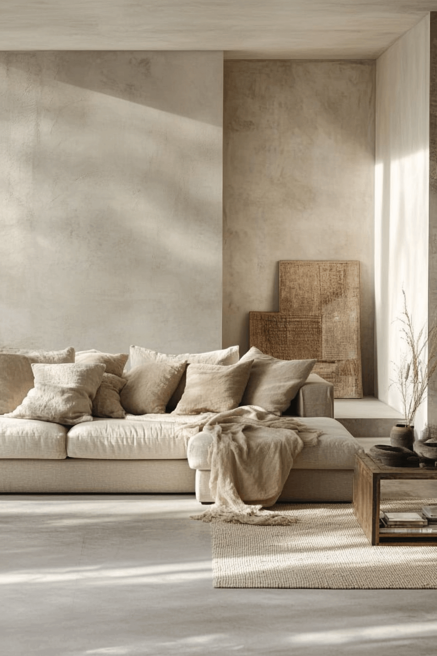 25+ Beige Couch Living Room Designs for a Bright and Airy Home Vibe 3 beige couch living room