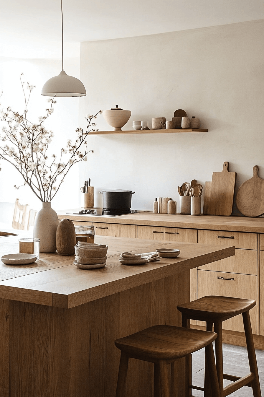 26+ Light Oak Kitchen Cabinets for a Bright and Refreshing Kitchen Design 3 light oak kitchen cabinets