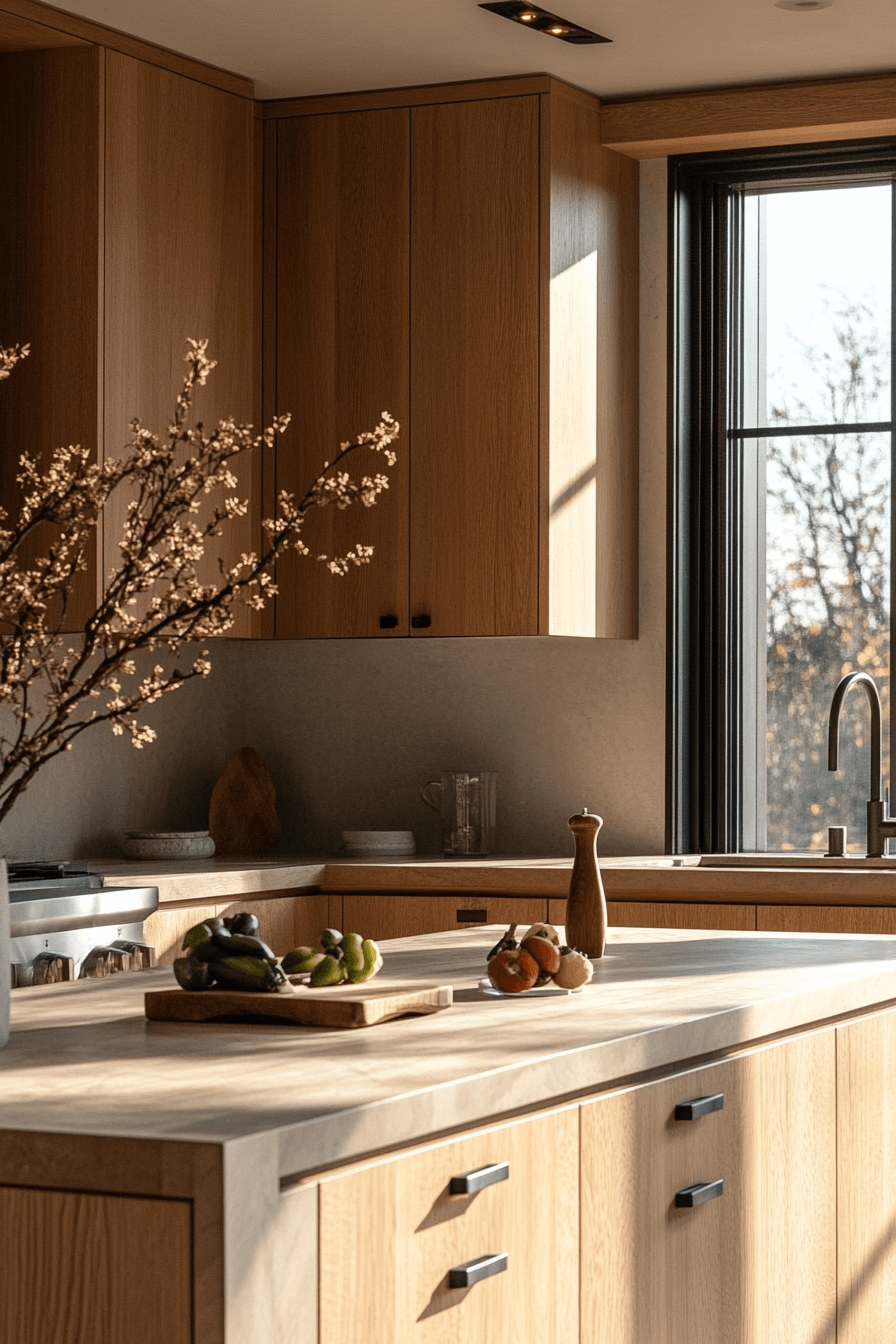 25+ Warm Wood Kitchen Cabinets That Inspire Comfort in Every Corner 3 warm wood kitchen cabinets