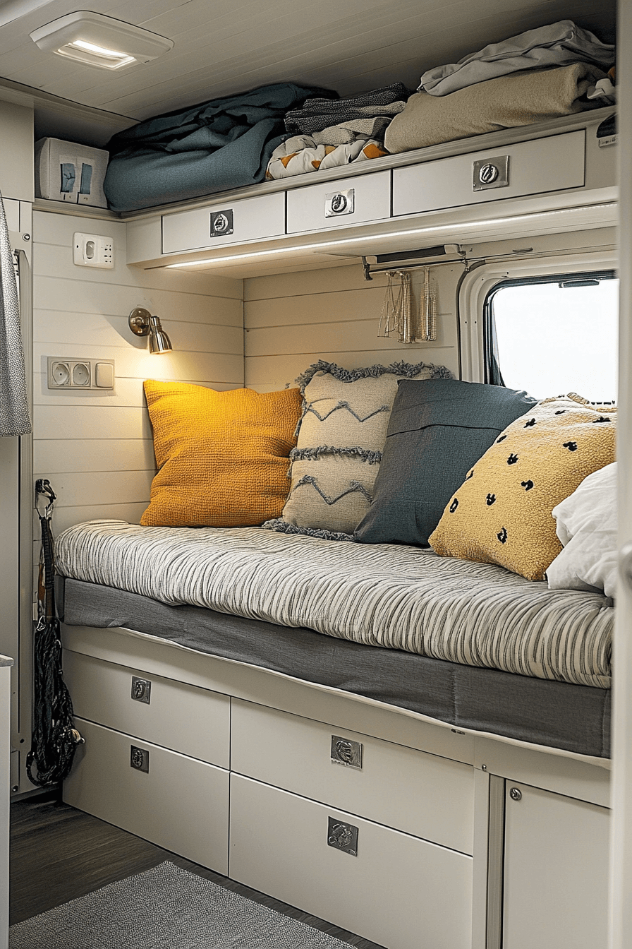 26+ Small Camper Interior Ideas for a Relaxing and Joyful Escape 3 small camper interior ideas