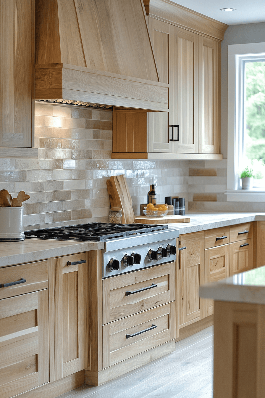 27+ Light Maple Kitchen Cabinets for a Fresh and Cheerful Kitchen Design 4 light maple kitchen cabinets