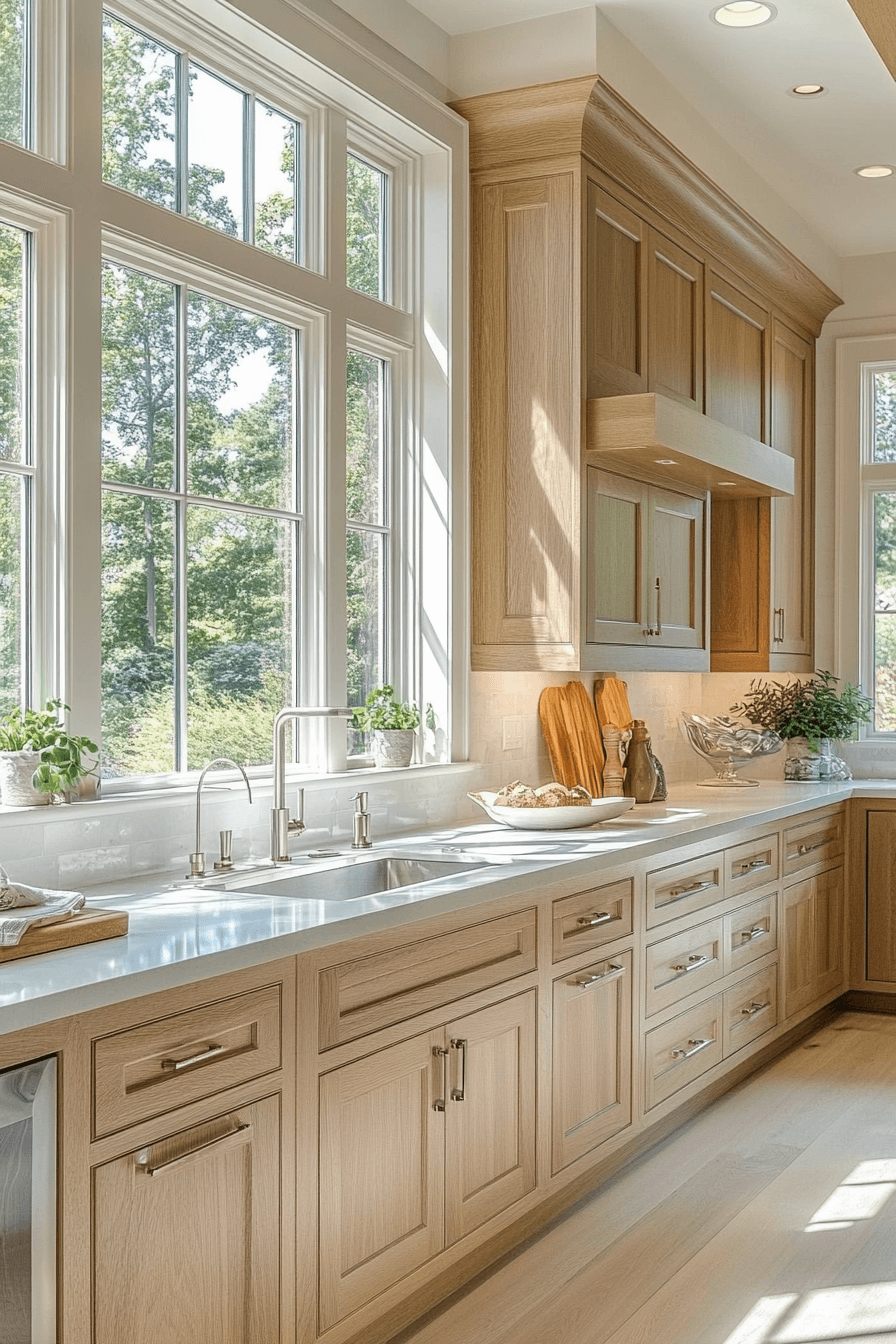 26+ Pale Oak Kitchen Cabinets for a Kitchen That Feels Naturally Inviting 6 pale oak kitchen cabinets