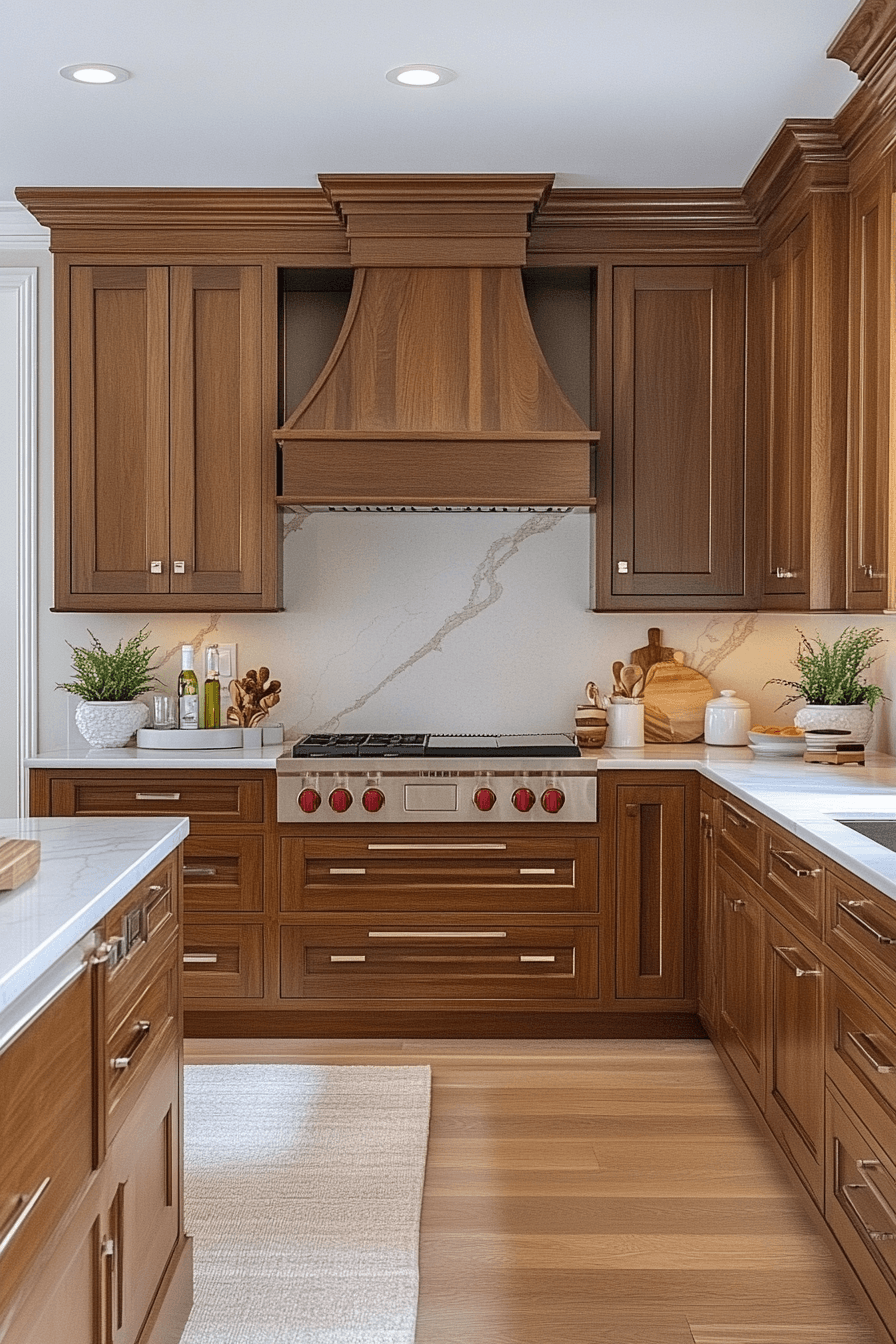 25+ Red Oak Kitchen Cabinets That Turn Simple Rooms Into Stylish Havens 6 red oak kitchen cabinets