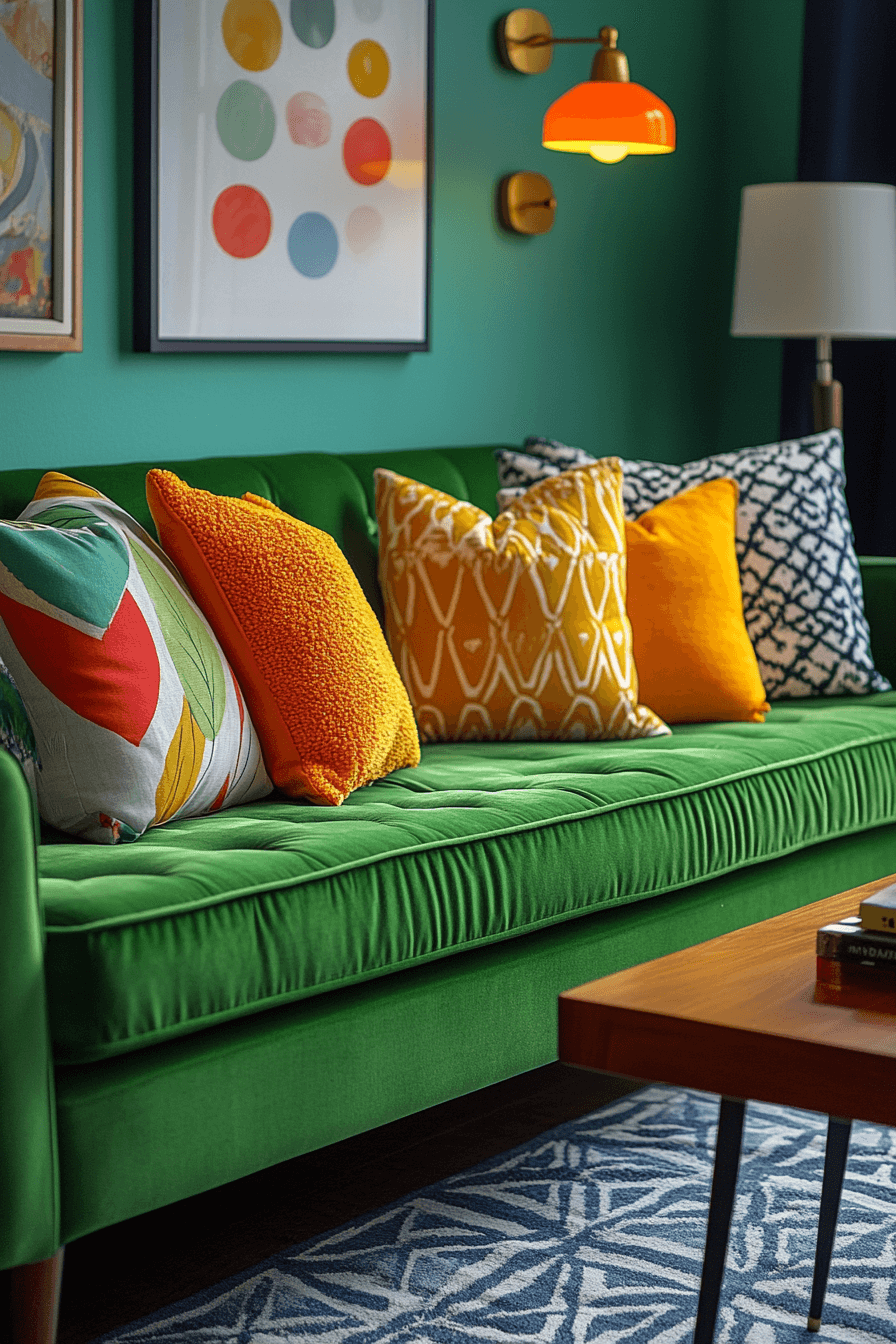 28+ Green Couch Living Room Ideas That Bring Nature’s Fresh Energy Inside 6 green couch living room ideas