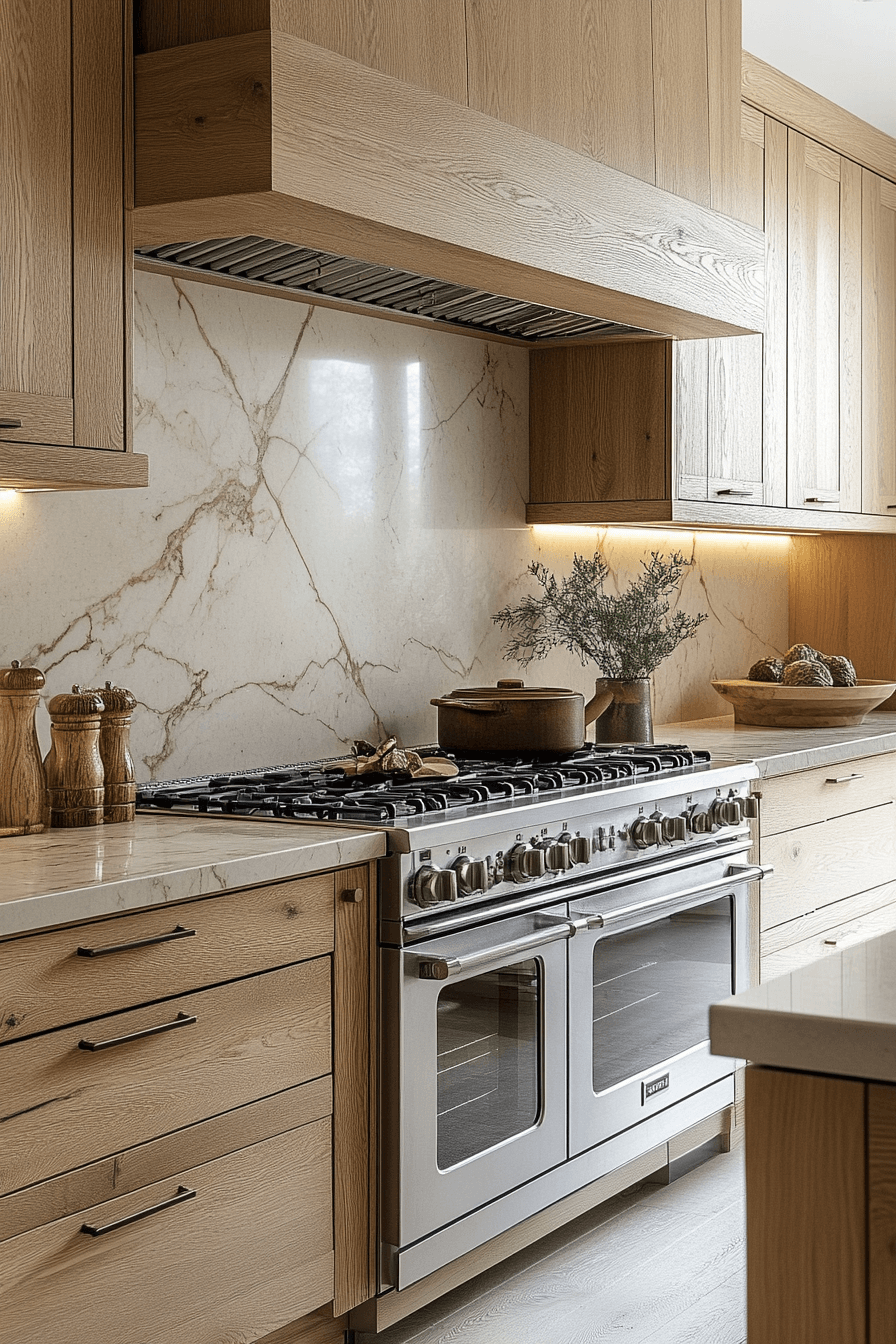 26+ Light Oak Kitchen Cabinets for a Bright and Refreshing Kitchen Design 7 light oak kitchen cabinets