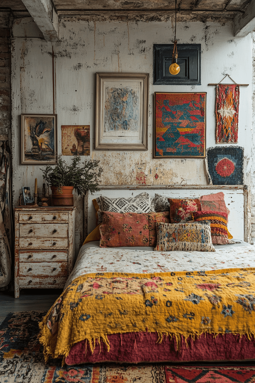 28+ Chambre Boho Chic Looks to Create a Bright and Cheerful Atmosphere 8 chambre boho chic