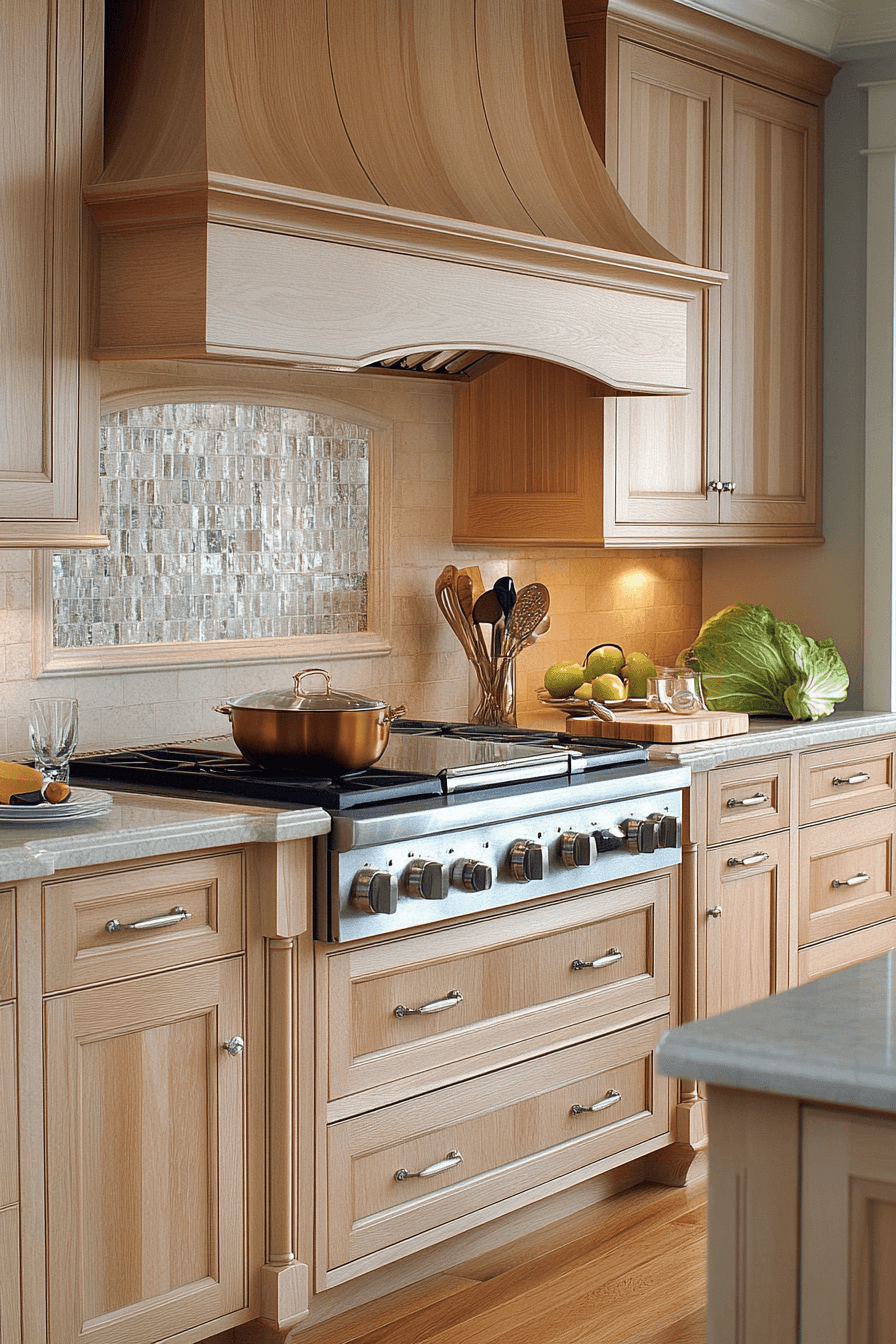 25+ Natural Maple Kitchen Cabinets for a Bright and Cheerful Kitchen Makeover 8 natural maple kitchen cabinets