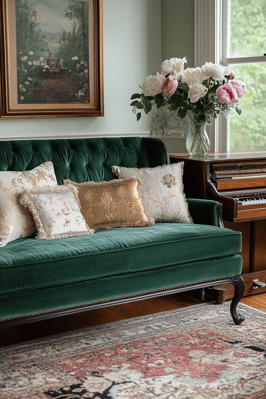 28+ Green Couch Living Room Ideas That Bring Nature’s Fresh Energy Inside 8 green couch living room ideas